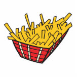 basket of french fries photo sculptures