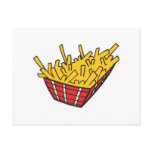 basket of french fries postcards