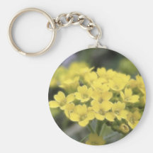 Basket Of Gold Alyssum Key Chains