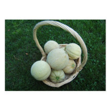 Basket of Melons ~ ATC Business Card
