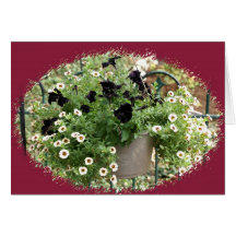 Basket of Petunias Cards