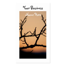 Basket of Sunset; Promotional Business Card Template