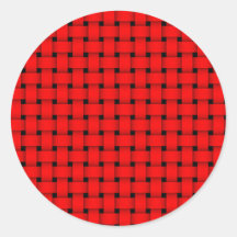 Basket Weave Sticker