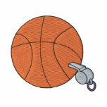 Basketball and Whistle Embroidered Hoody