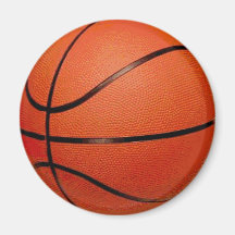 Basketball Ball Fridge Magnet