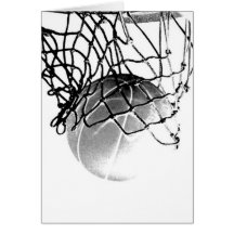 Basketball Ball Greeting Cards