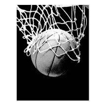 Basketball Ball Post Cards