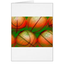 Basketball Balls Card