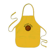 Basketball - Brown/Sky Blue Apron