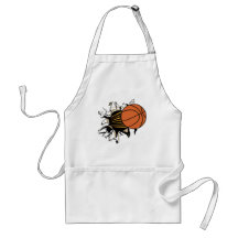 Basketball Burst Aprons