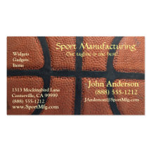 Basketball Business Card Templates