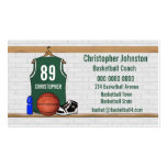 BasketBall Business cards (green)