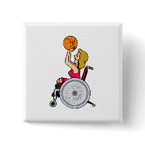 Basketball Pinback Buttons