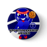 Basketball Camp Sportsmanship Award Button
