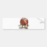 Basketball Christmas Bumper Stickers