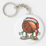 Basketball Christmas Keychains