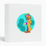 Basketball Clown 3 Ring Binder