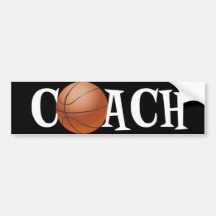 Basketball Coach Bumper Sticker