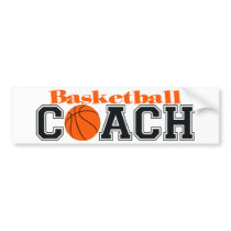 Basketball Coach bumper stickers