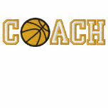 Basketball Coach Embroidered Hoodie