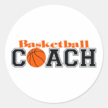 Basketball Coach Stickers
