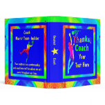 Basketball Coach Thank You 1 inch Binder