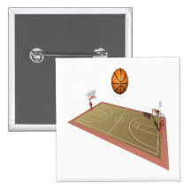 Basketball Court Button