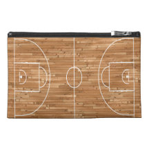 Basketball Court Case Cover Travel Accessory Bags