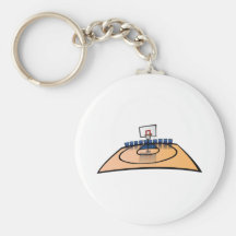 Basketball Court Key Chains