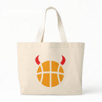 basketball devil canvas bag