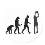 Basketball Evolution Sticker