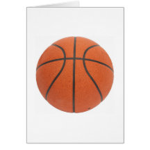 Basketball Fan Gifs Basketball Theme Gifts B-Ball Greeting Card
