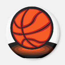 Basketball Fridge Magnet