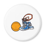 Basketball Gear Design Fridge Magnet
