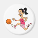 Basketball Girl Fridge Magnets