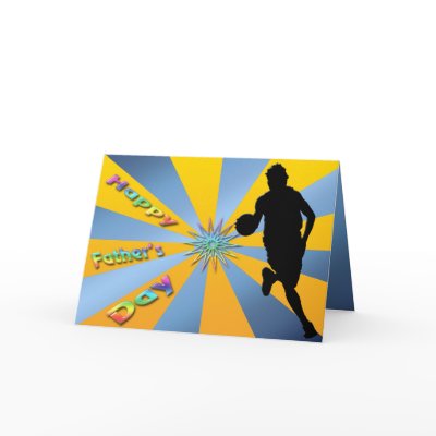 Basketball - Happy Father's Day  Card by MindDesignGrafx