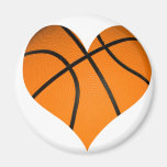 Basketball Heart Shape Magnets