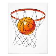 Basketball Hoop Personalized Announcement
