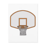 basketball hoop post cards