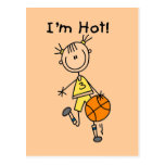 Basketball I'm Hot T-shirts and Gifts Post Card