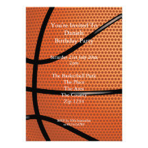 Basketball Invitations