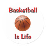 Basketball Is Life Stickers