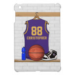 Basketball Jersey Purple and Gold