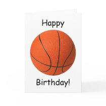 Basketball_large Greeting Cards