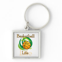 Basketball Life T-shirts and Gifts Key Chains