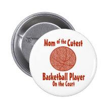 Basketball Mom Button