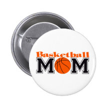Basketball Mom Button