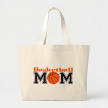 Basketball Mom Tote Bags