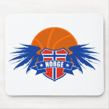 Basketball Norge | Norway | Norwegen Mauspads