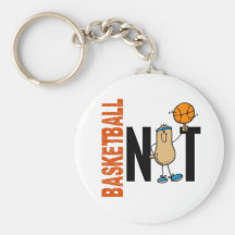 Basketball Nut 1 Keychain